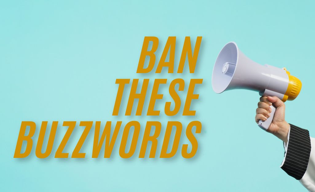 ban these buzzwords graphic